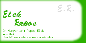 elek rapos business card